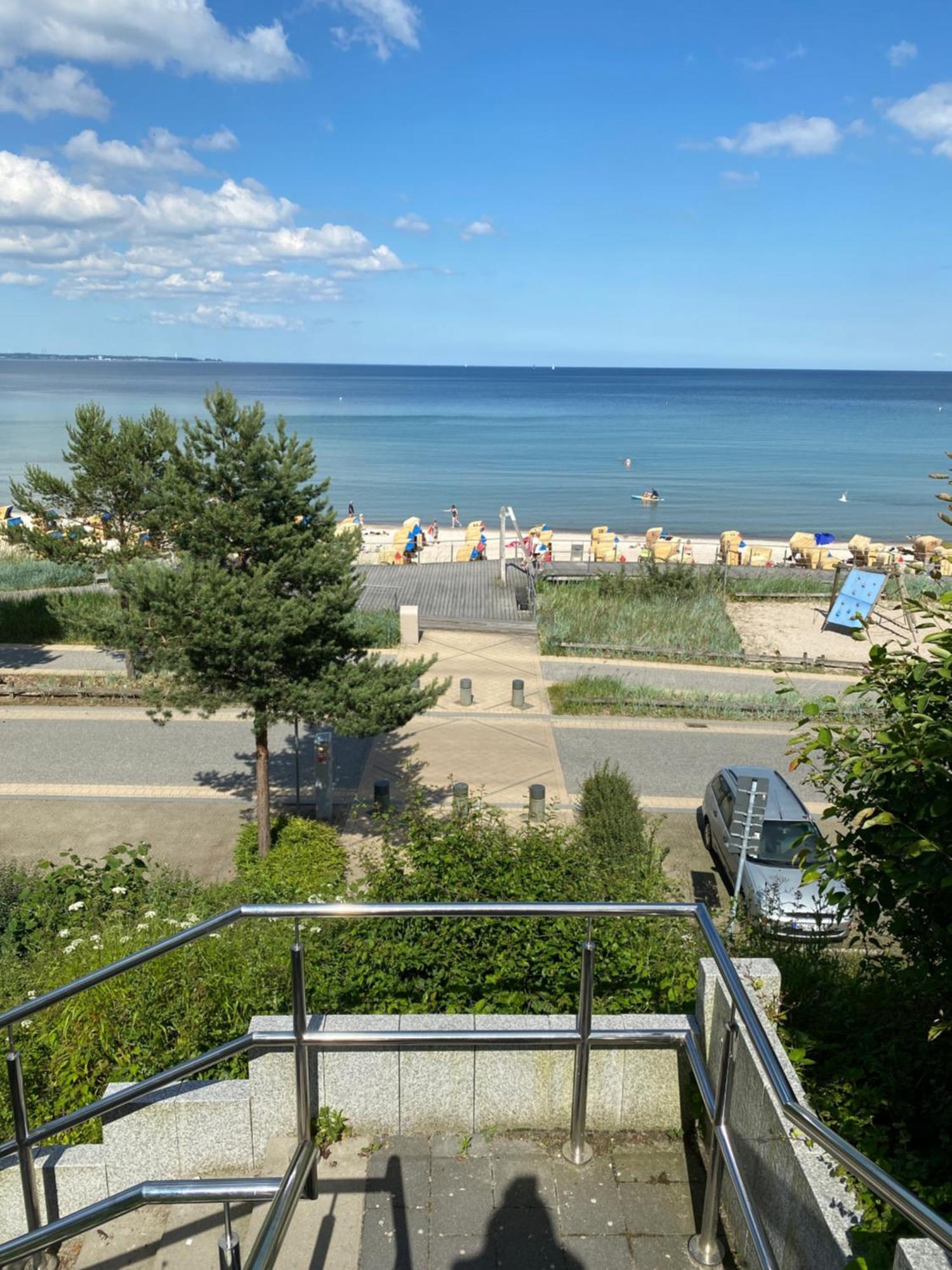 Studio Mit Panorama-Meerblick Und Direkter Strandlage In Scharbeutz Εξωτερικό φωτογραφία